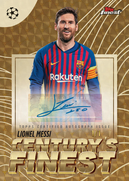 Topps Finest UEFA 2025/26 Hobby Box