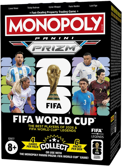 Monopoly FIFA 2026 - Caixa de cartas colecionáveis