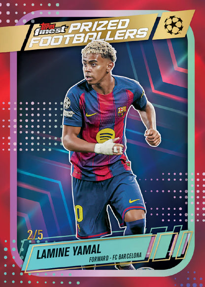 Topps Finest UEFA 2025/26 Hobby Box