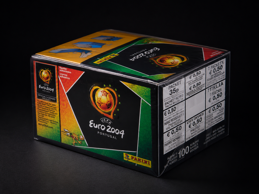 Caixa Selada Panini UEFA Euro 2004 Portugal – 100 Saquetas