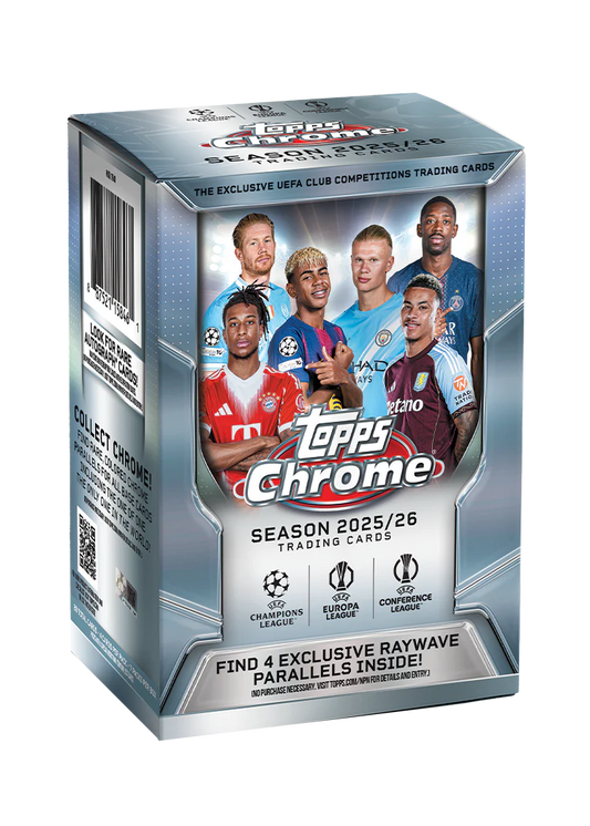 Topps Chrome UEFA Club Competitions 2025-26 - Value Box
