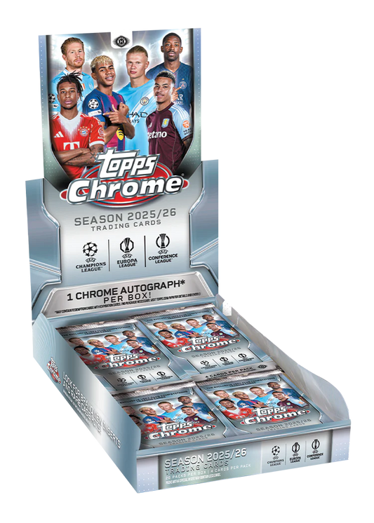 Topps Chrome UEFA Club Competitions 2025-26 Hobby Box